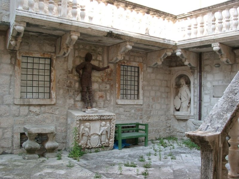 Korčula: typischer Innenhof (2004)