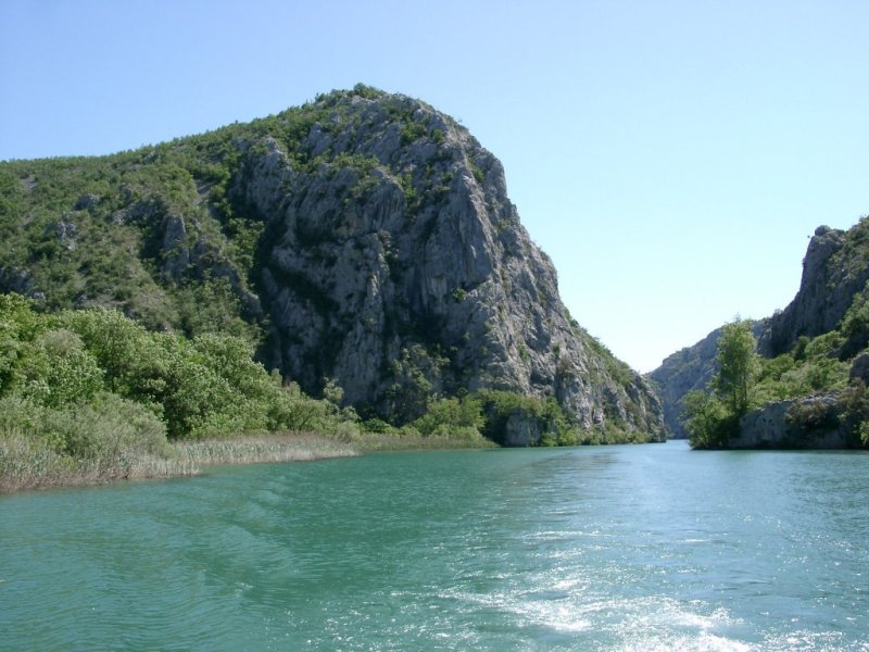 Krka-Canyon oberhalb von Roški Slap (2005)