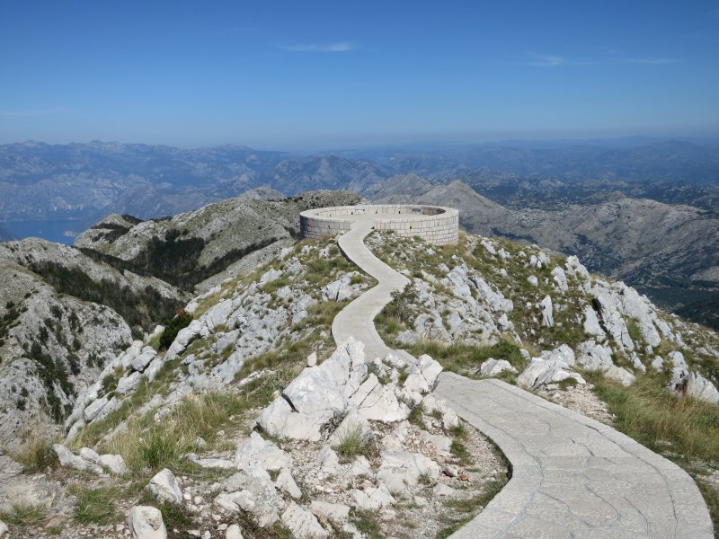 Lovćen: Aussichtspunkt beim Mausoleum (2014)