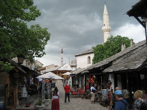 Mostar: Bazar im Westteil der Altstadt (2007)