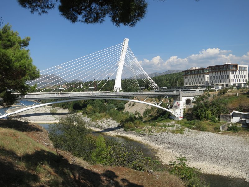 Podgorica: Millennium-Brücke (2014)