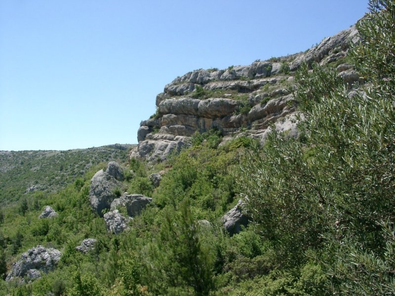 "Winnetou-Felsen" bei Rupa (2005)