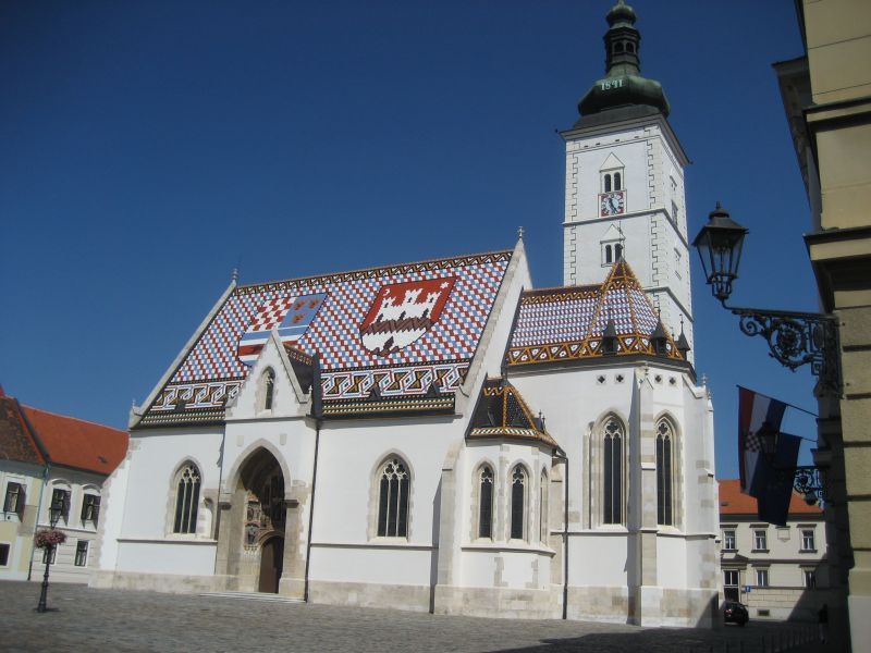 Zagreb: Kirche Sveti Marko (2009)